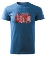 Koszulka na Walentynki Kolorowe LOVE